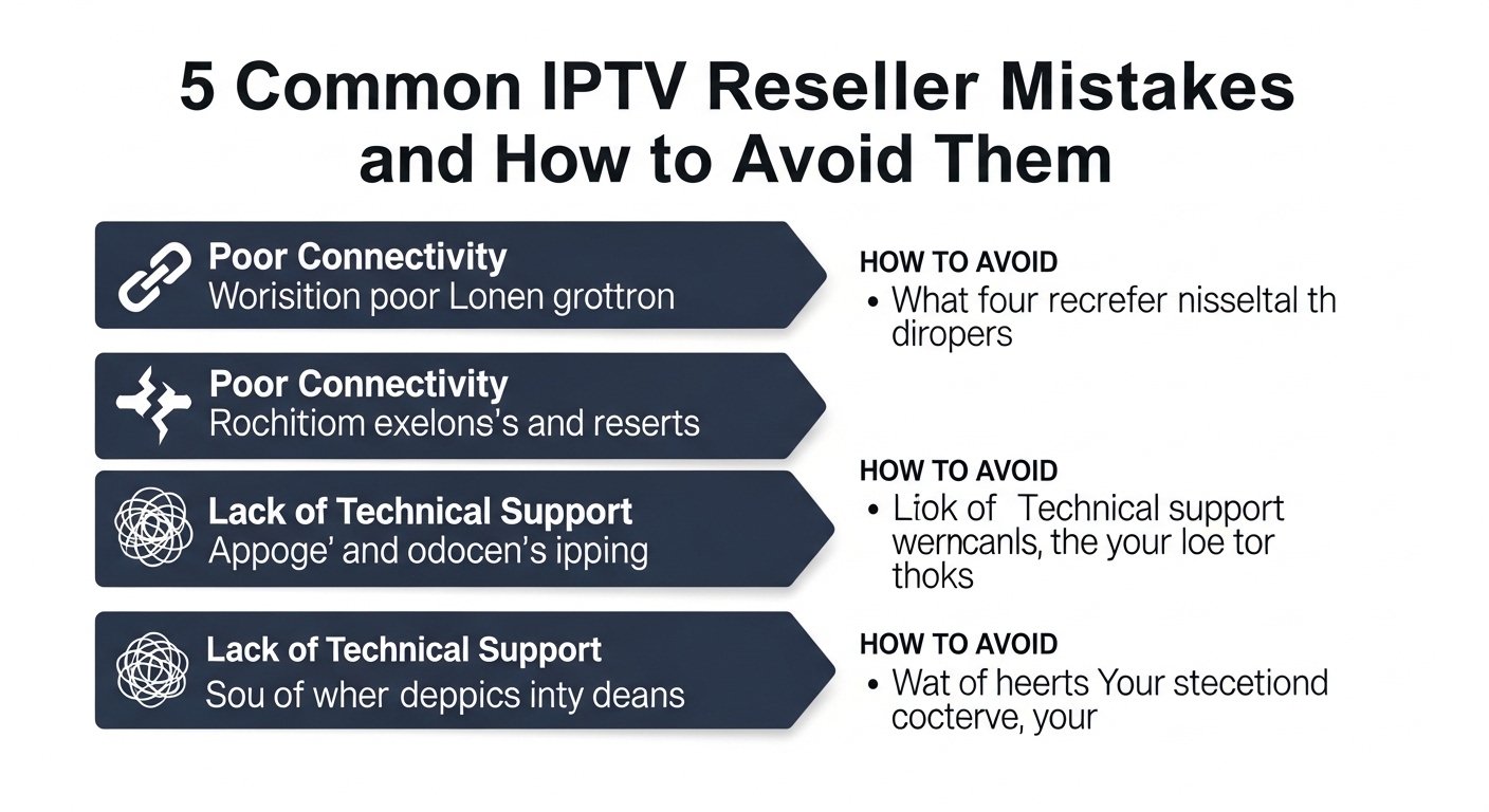 Common IPTV Reseller Mistakes