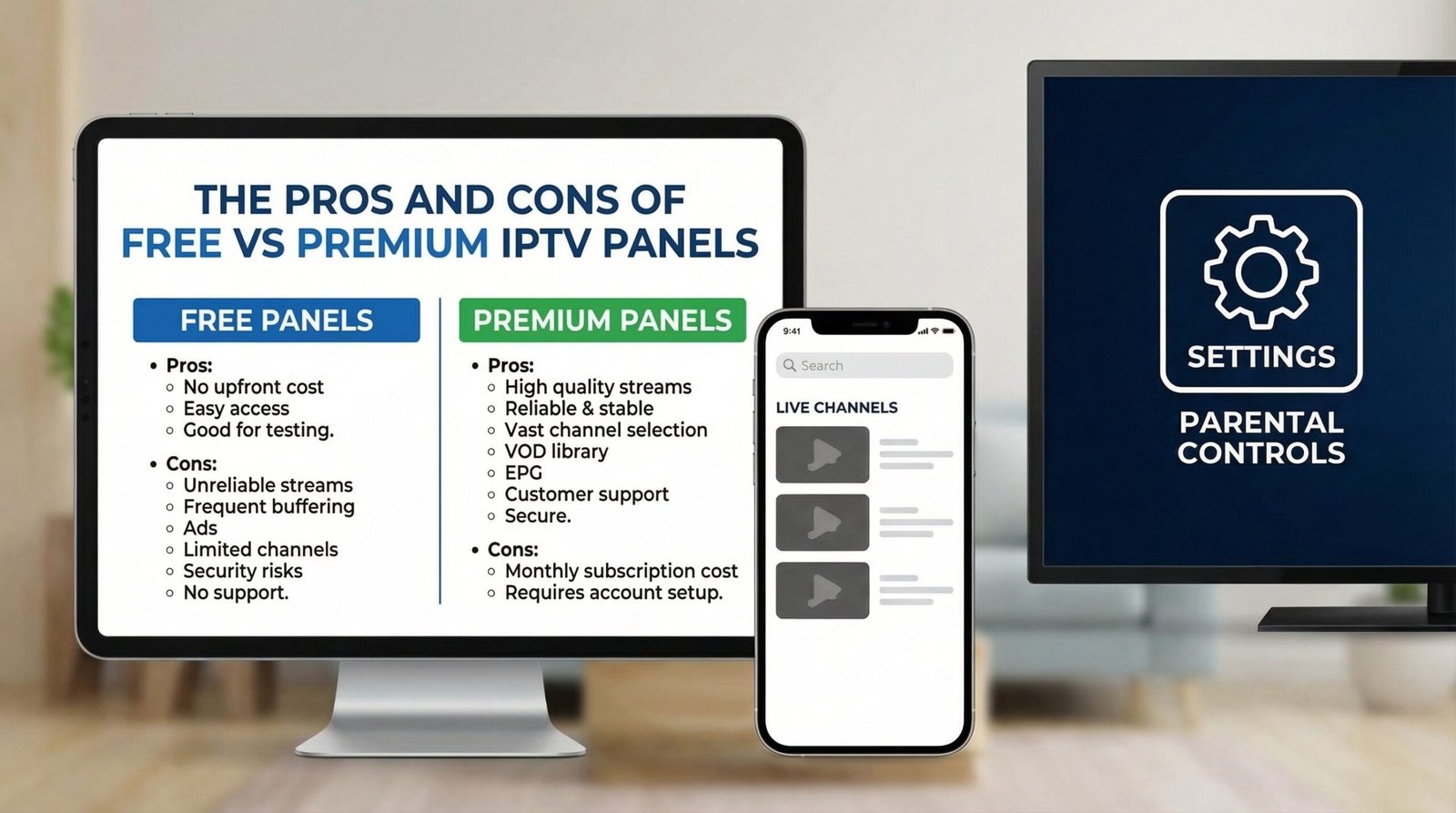 IPTV Reseller Panel Comparison