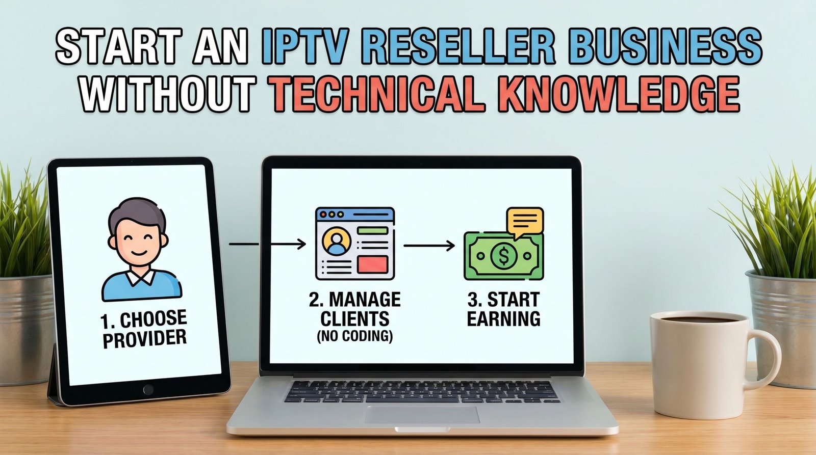 start IPTV reseller business