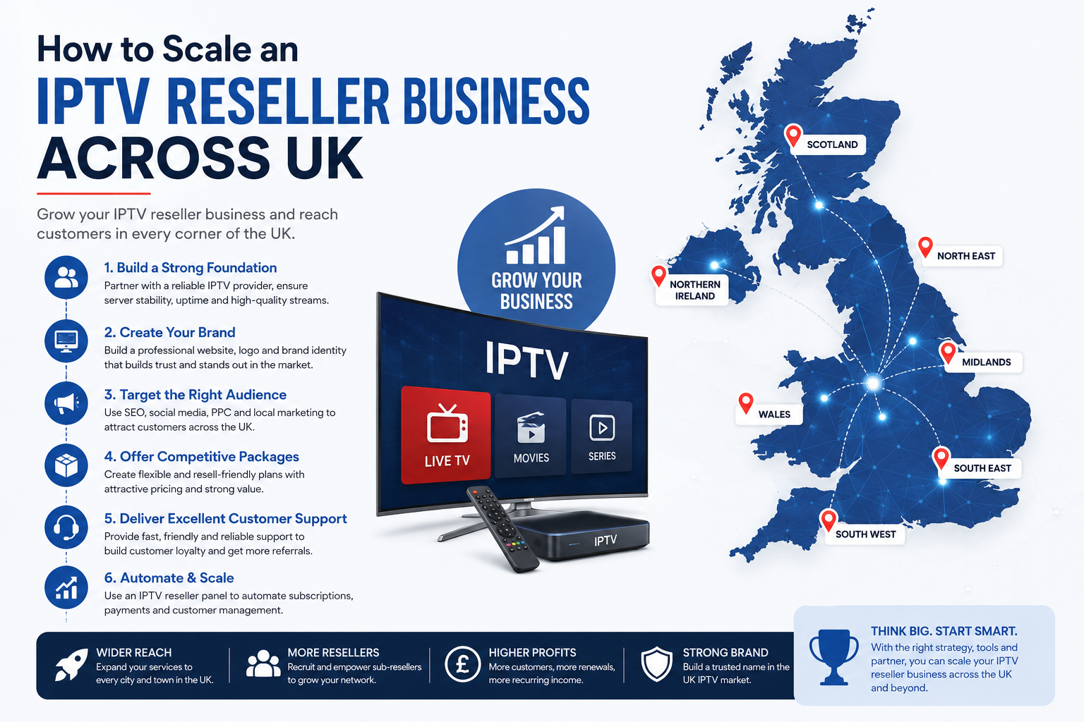 Grow IPTV Business uk