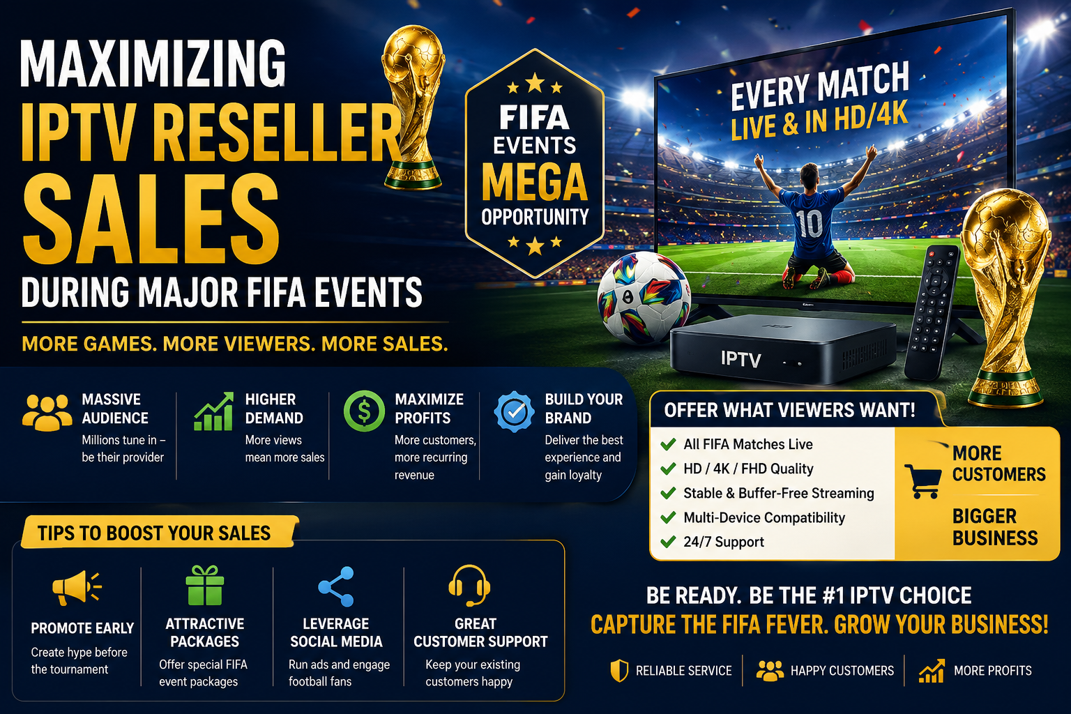 IPTV Reseller FIFA Sales