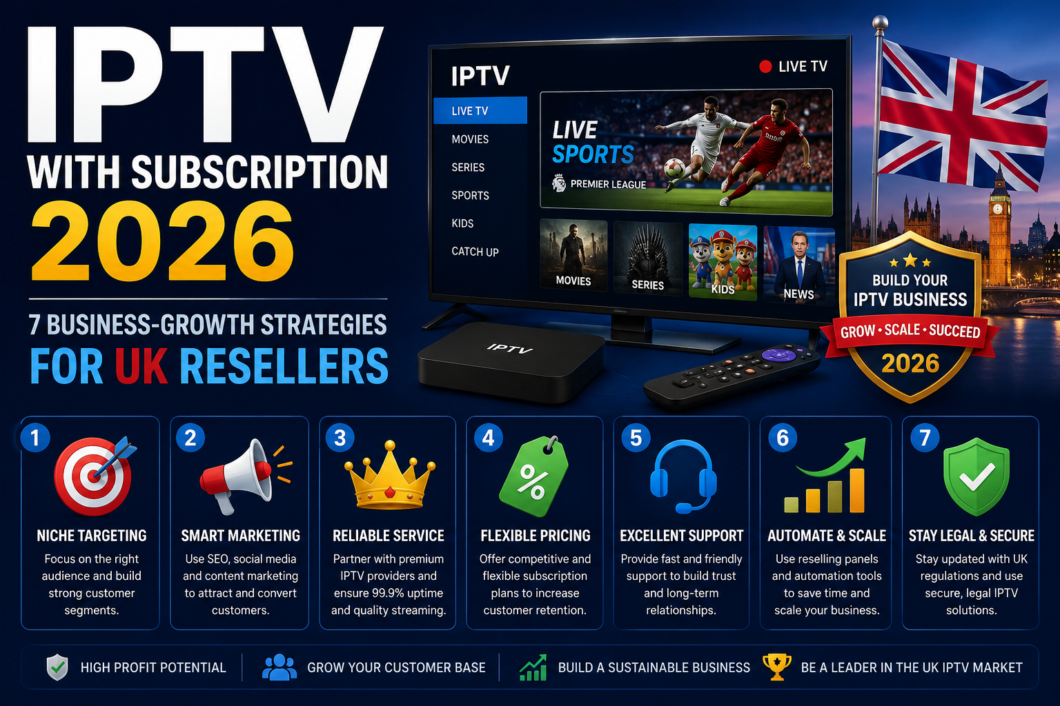 IPTV reseller growth strategies