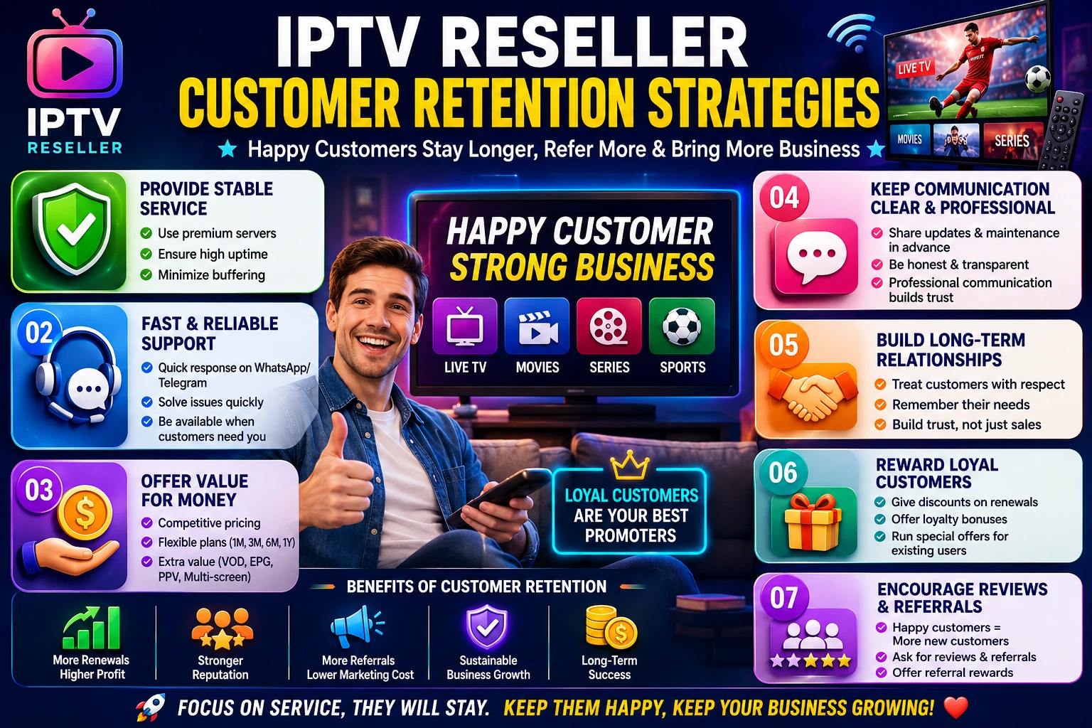 IPTV Customer Retention Strategies
