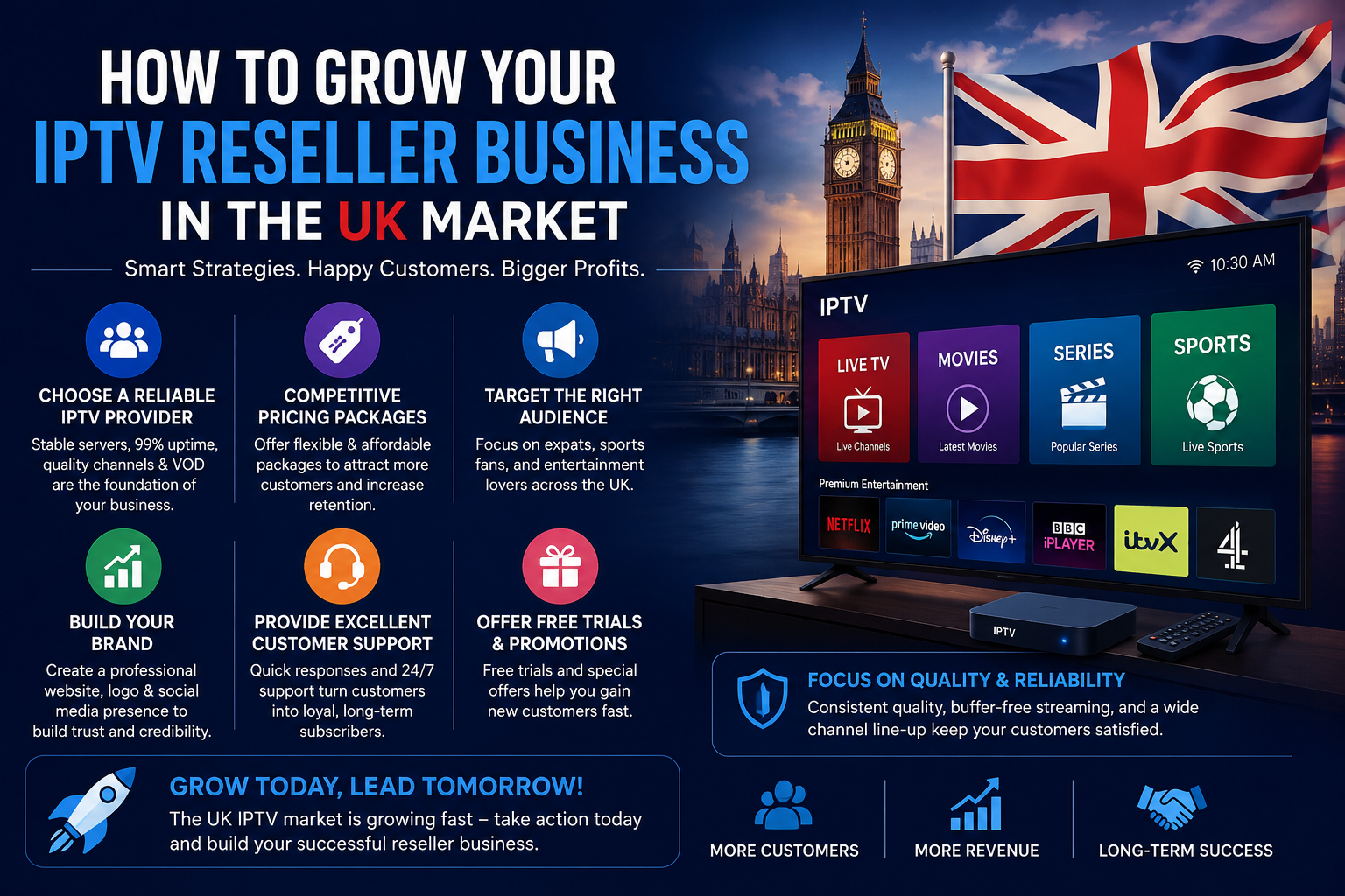 Grow IPTV Reseller Business
