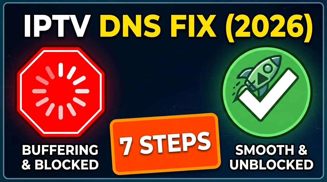 IPTV DNS Fix Guide