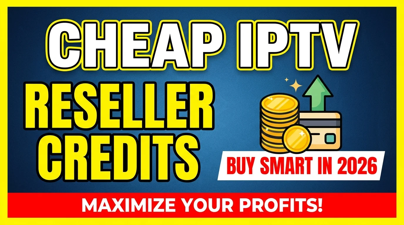 Cheap IPTV Reseller Credits
